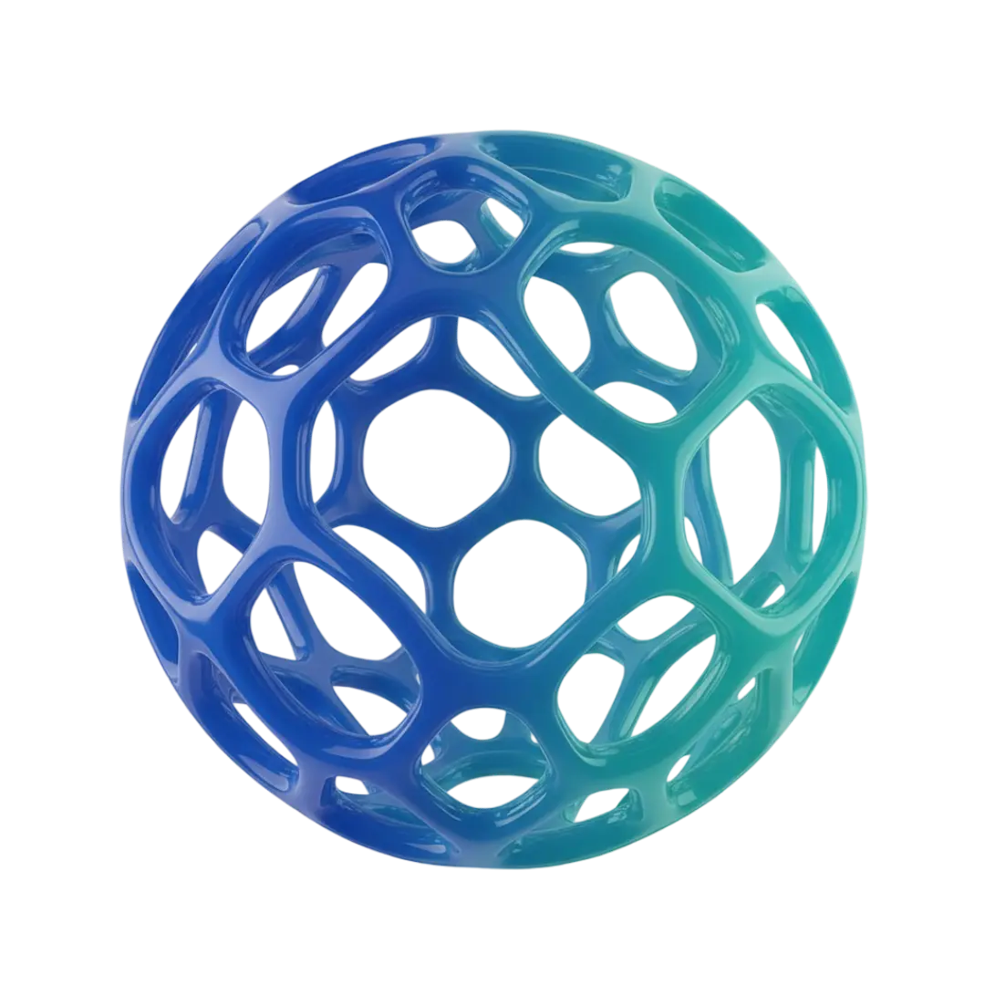 Abstract 3D lattice sphere